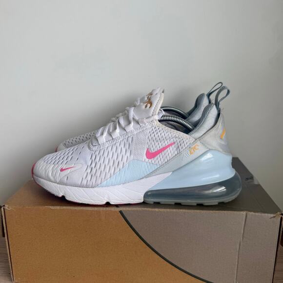 Nike Air Max 270 ‘Pinksicle Blue’ Kids Sneakers -SZ 7 Y- 8.5 W - Picture 3 of 16